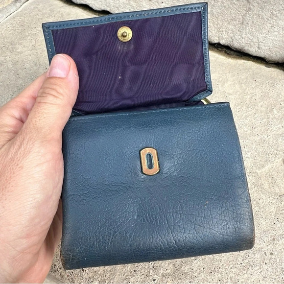 Vintage Princess Gardner Ciwhide small wallet 4" by 3.5" - Picture 5 of 9